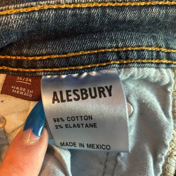 Alesbury Jeans Mens 36x34 Kings Canyon - Picture 4 of 6